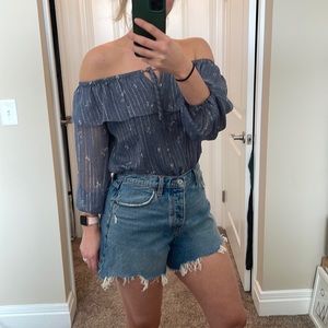 Off the shoulder bodysuit